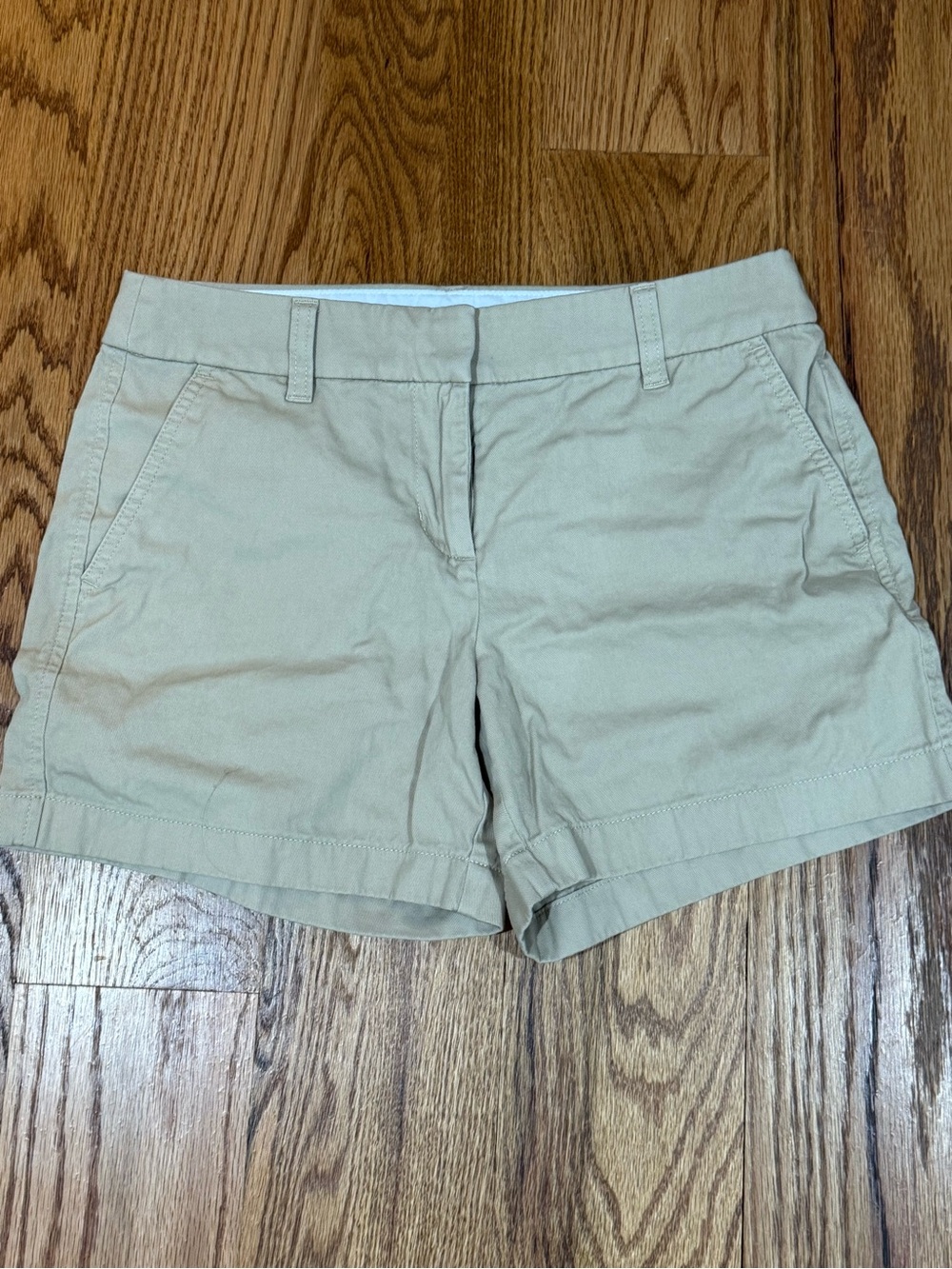 J. Crew Women's Tan Chino Bermuda Shorts
